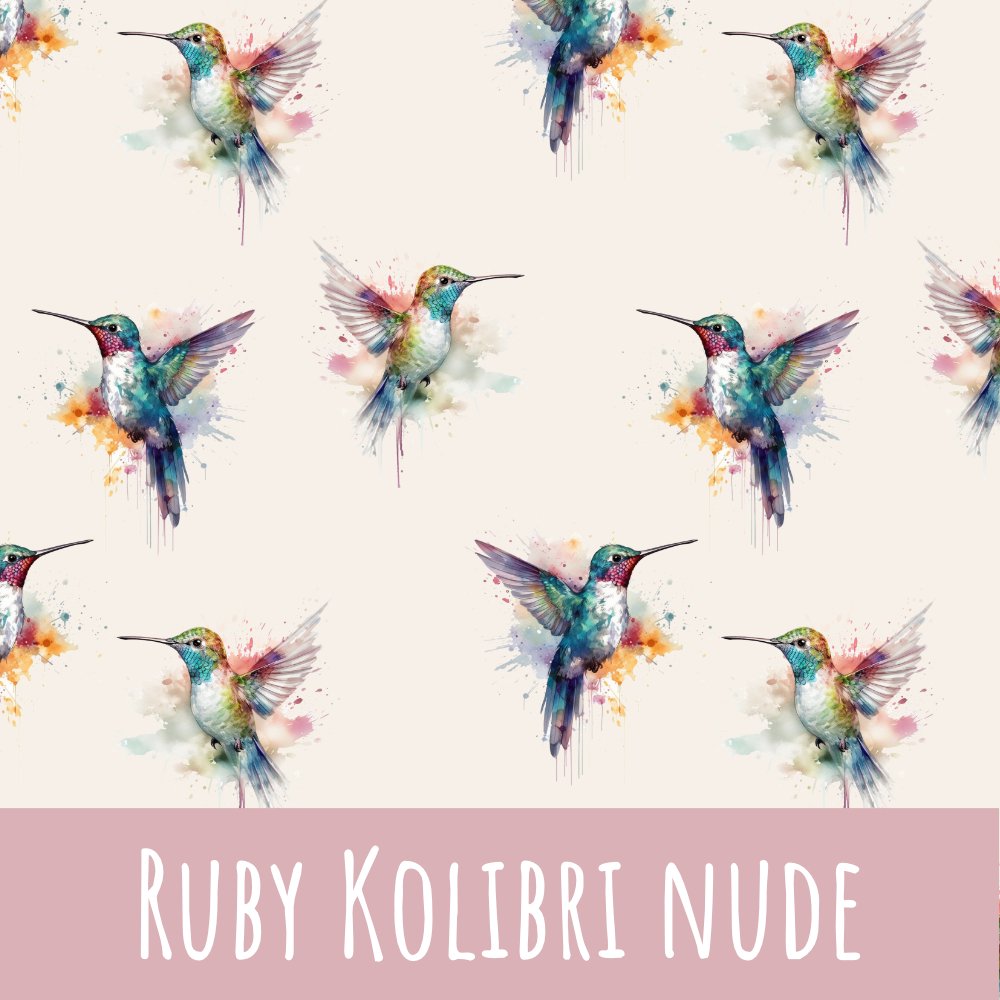 Ruby kolibri nude Baumwolle - Mamikes
