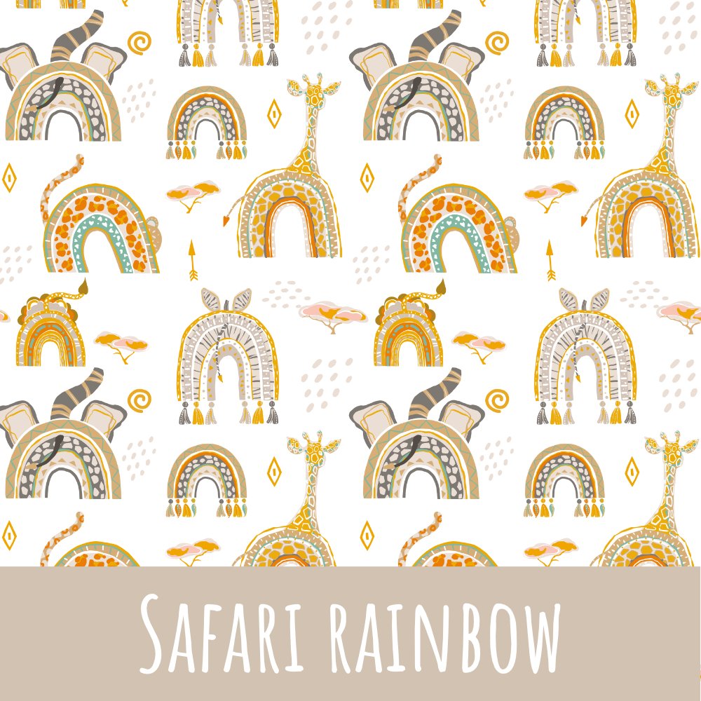 Safari rainbow Baumwolle - Mamikes