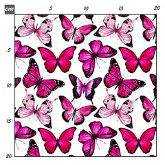 Schmetterlingstanz pink Baumwolle - Mamikes