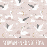 Schwanenkönig rosa Baumwolle - Mamikes