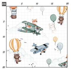 Sky woodland weiß Bio Jersey - Mamikes