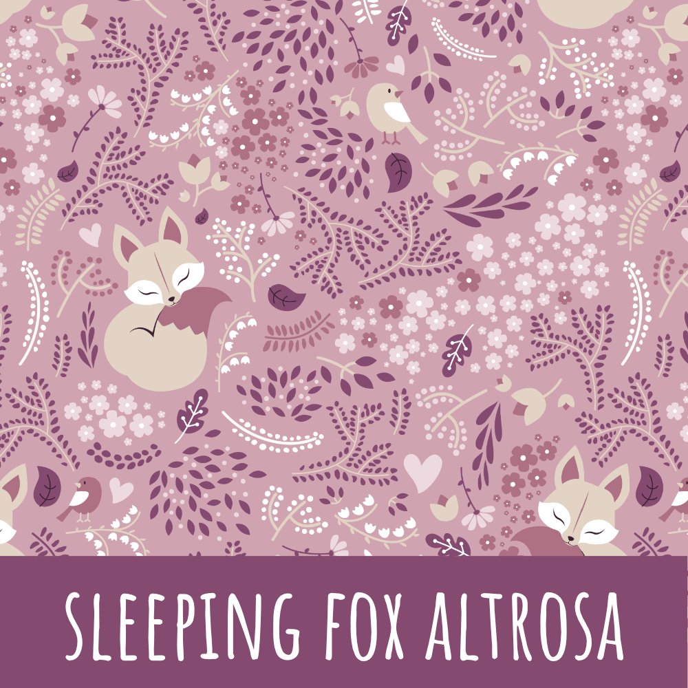 Sleepingfox altrosa Baumwolle - Mamikes