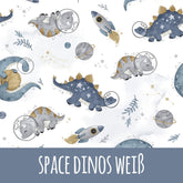 Space dinos weiß Bio Jersey - Mamikes