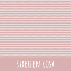 Streifen rosa Baumwolle - Mamikes