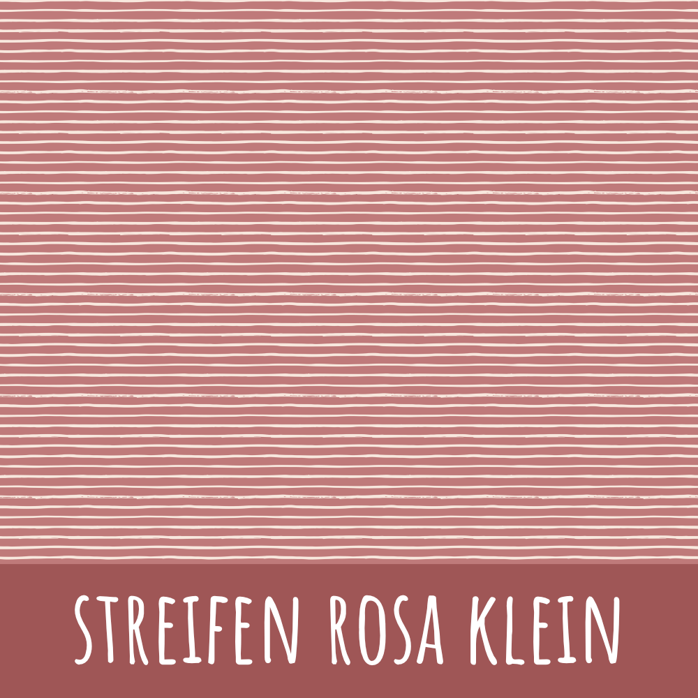Streifen rosa klein Baumwolle - Mamikes