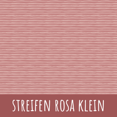 Streifen rosa klein Baumwolle - Mamikes