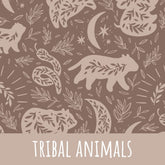 Tribal animals Baumwolle - Mamikes