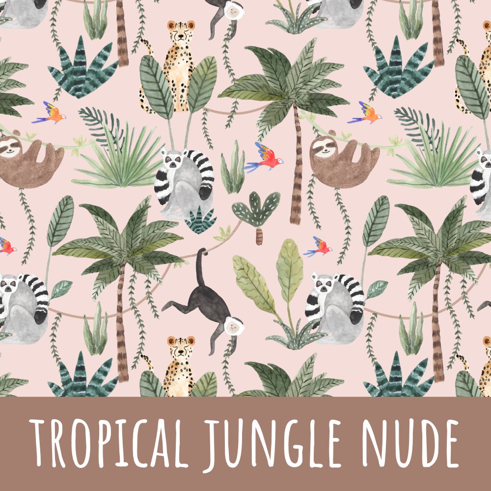 Tropical jungle nude Baumwolle - Mamikes
