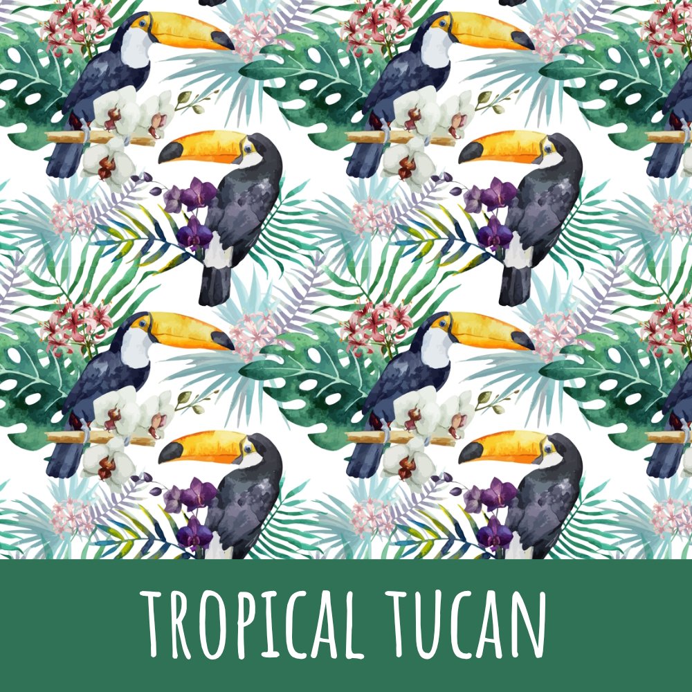 Tropical tucan Baumwolle - Mamikes
