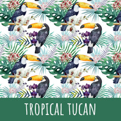 Tropical tucan Baumwolle - Mamikes