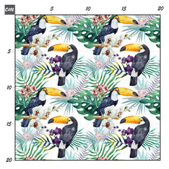 Tropical tucan Baumwolle - Mamikes