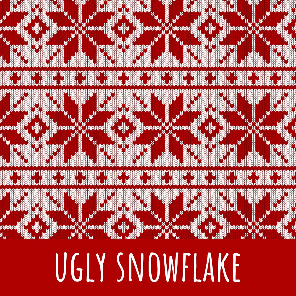 Ugly snowflake Baumwolle - Mamikes