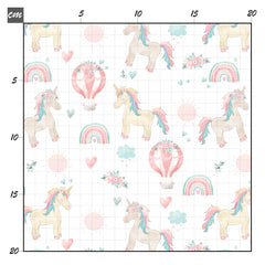 Unicorn party Baumwolle - Mamikes