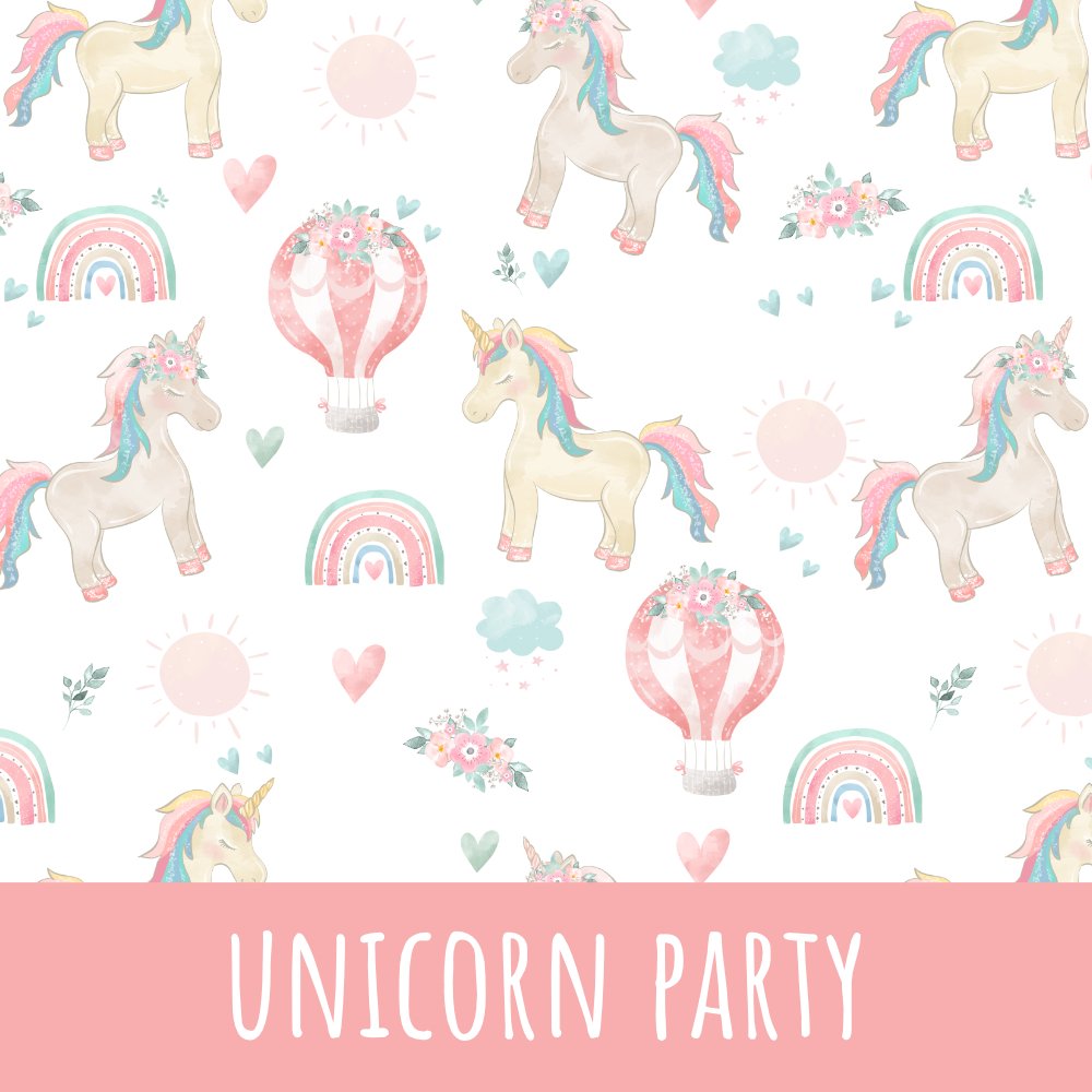 Unicorn party Baumwolle - Mamikes