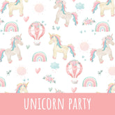 Unicorn party Baumwolle - Mamikes