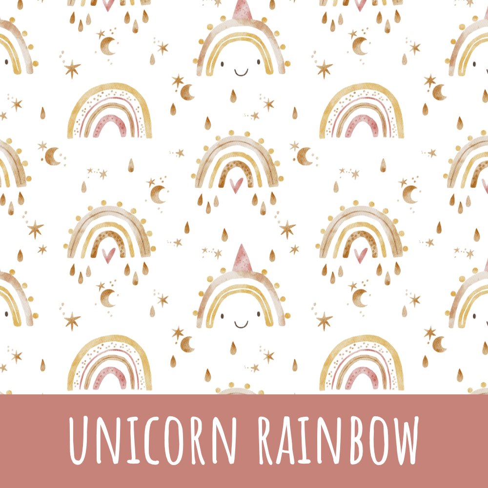 Unicorn rainbow Baumwolle - Mamikes