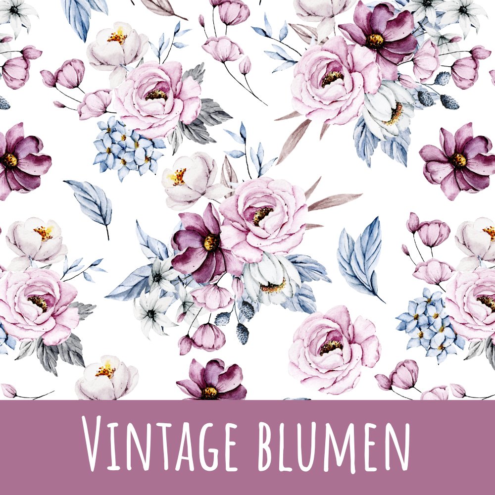 Vintageblumen Baumwolle - Mamikes