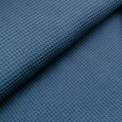 Waffel Pique jeansblau - Mamikes