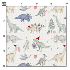 Weihnachts Dinos Baumwolle - Mamikes