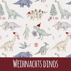Weihnachts Dinos Baumwolle - Mamikes