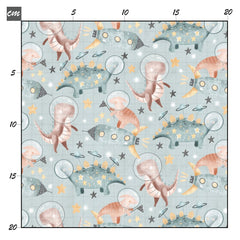 Weltraum Dinos Baumwolle - Mamikes