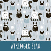 Wikinger blau Baumwolle - Mamikes
