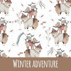 Winter adventure Baumwolle - Mamikes