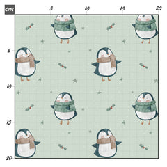 Winter Pinguin Party Baumwolle - Mamikes