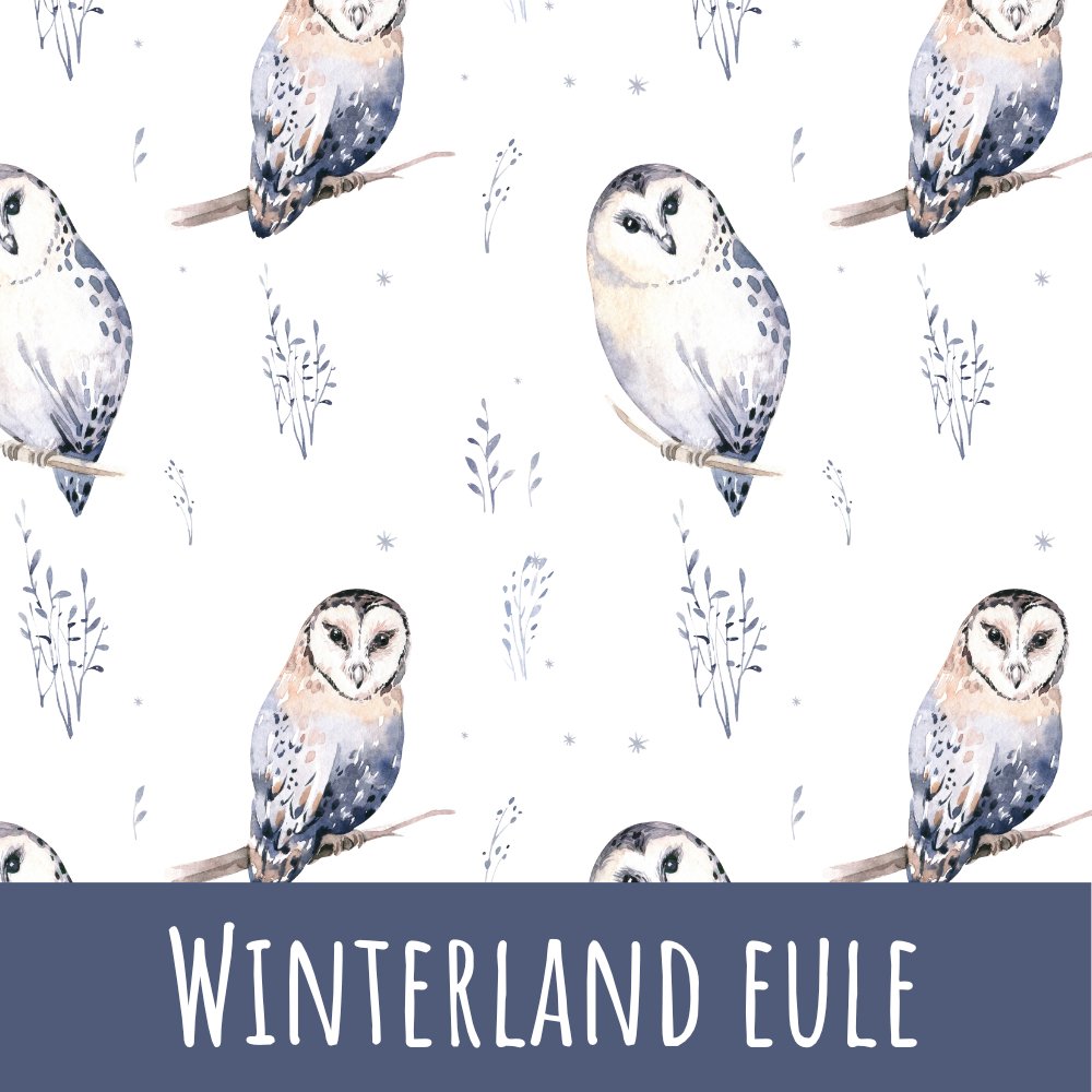 Winterland Eule Baumwolle - Mamikes