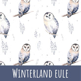 Winterland Eule Baumwolle - Mamikes