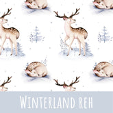 Winterland Reh Baumwolle - Mamikes