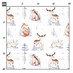 Winterland Tiere Baumwolle - Mamikes