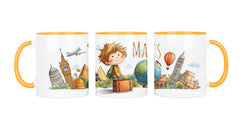 Personalisierte Keramiktasse (7 Farben) 603 Abenteurer