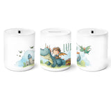 Personalisierte Spardose 609 Drachenreiter