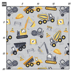 Baustellen Traum grau Bio Jersey