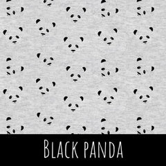 black panda Bio Jersey 50cm Stoffrest 18,1€/m
