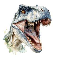 Bügelbild dino head 1 - 25-010