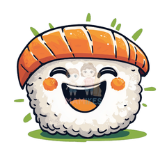 Bügelbild happy sushi - 25-021