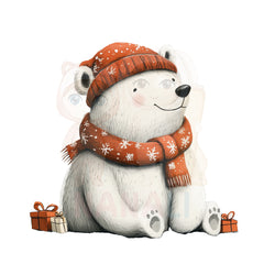 Bügelbild happy winter bear 2 - H028