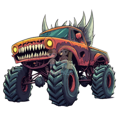 Bügelbild Monstertruck 2 - 25-030