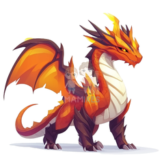 Bügelbild red dragon 2 - 25-033