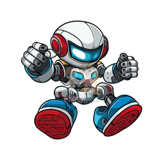 Bügelbild Roboter 1 - 25-034