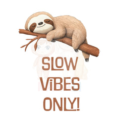 Bügelbild slow vibes only! - BS026