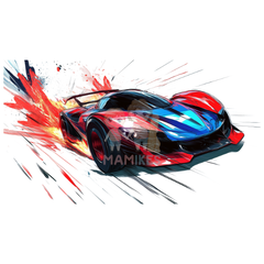 Bügelbild speedcar 2 - 25-037