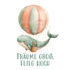 Bügelbild träume groß, flieg hoch - BS022