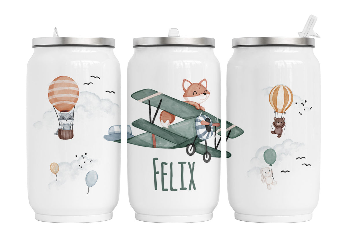 Personalisierte Thermo-Edelstahl Trinkdose  09. Sky Woodland