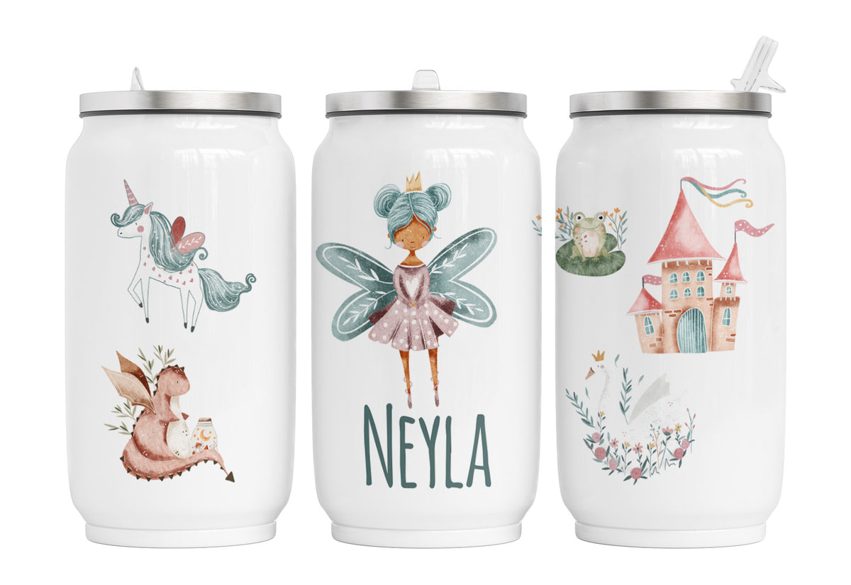 Personalisierte Thermo-Edelstahl Trinkdose  54. Feen