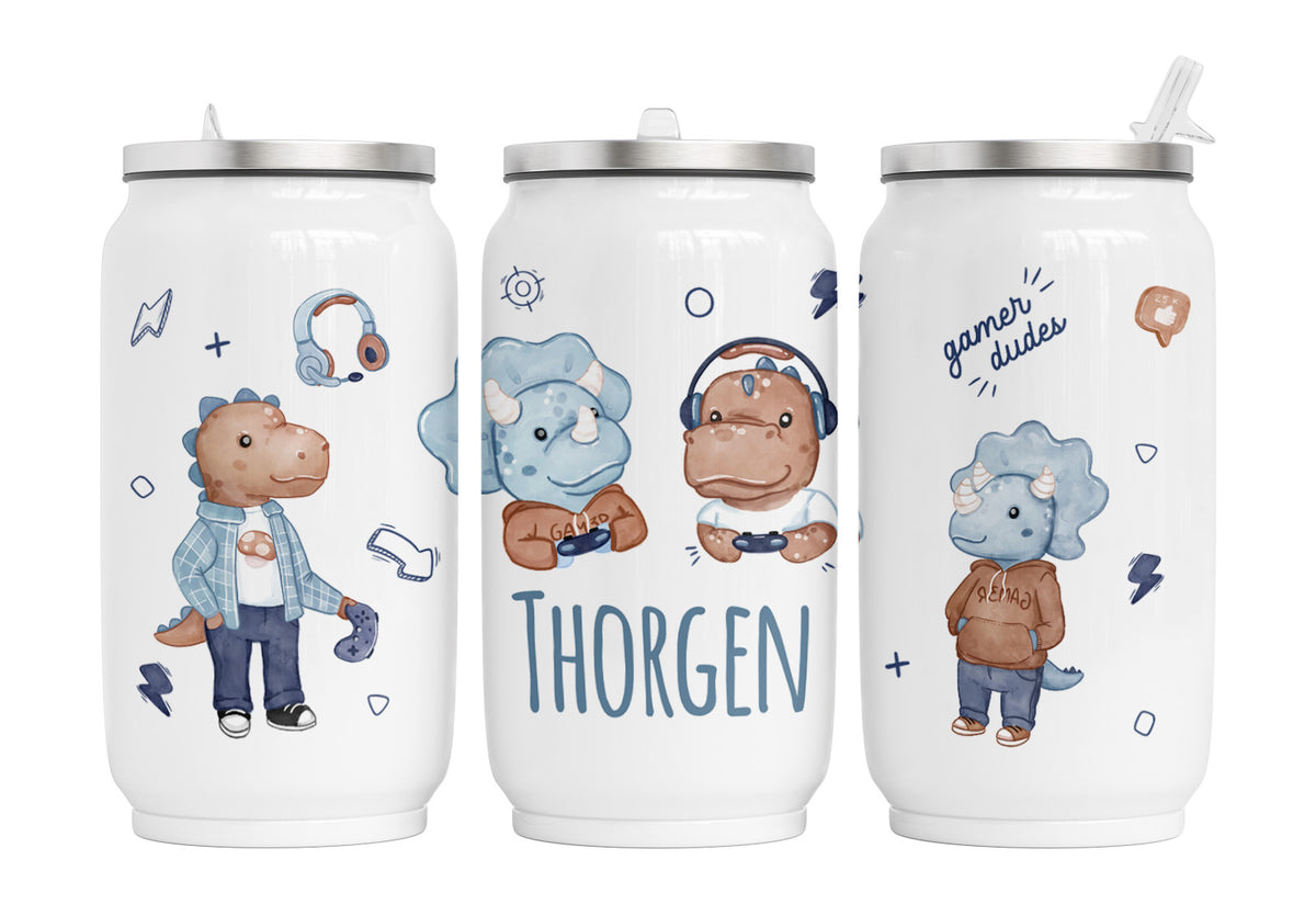 Personalisierte Thermo-Edelstahl Trinkdose  63. gamer duds
