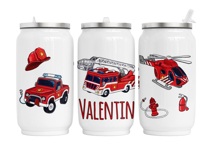 Personalisierte Thermo-Edelstahl Trinkdose  92. Feuerwehr 2