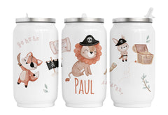 Personalisierte Thermo-Edelstahl Trinkdose  Pirate Woodland